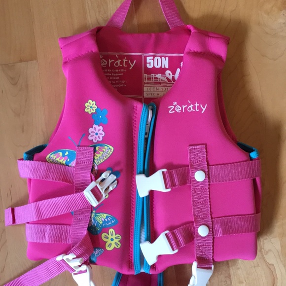 Zeraty Toddler Swim Vest Neoprene Kids Float Jacket Swimming Aid - Picture 1 of 11